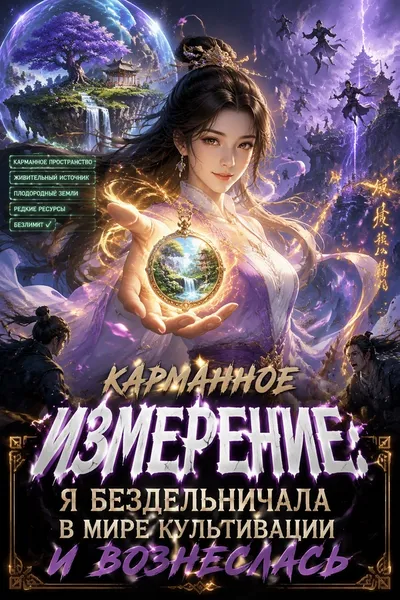 Карманное измерение: Я бездельничала в мире культивации и вознеслась - обложка