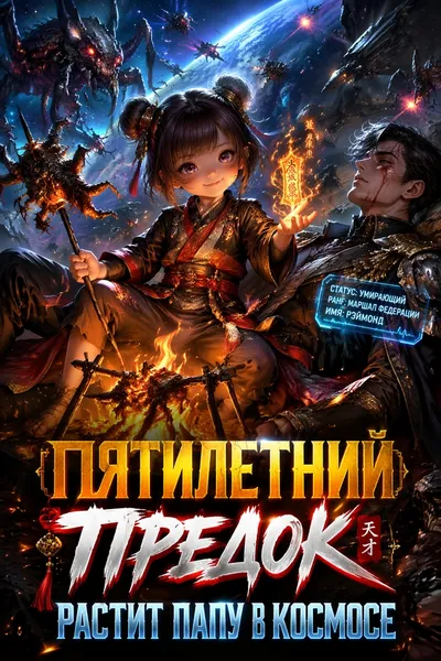 Пятилетний предок растит папу в космосе - обложка