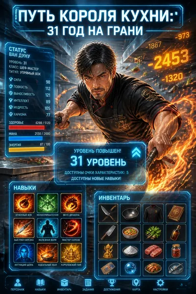 Путь короля кухни: 31 год на грани
