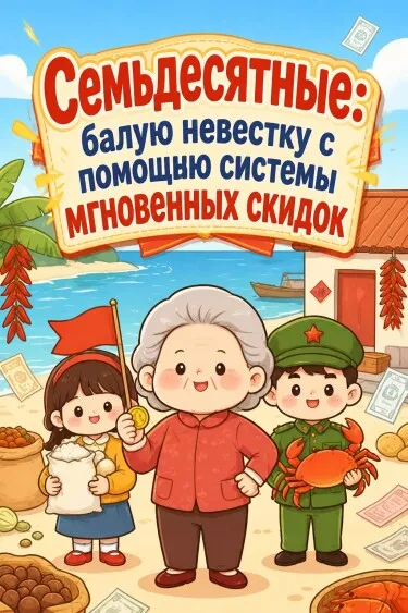 Семьдесятные: балую невестку с помощью системы мгновенных скидок