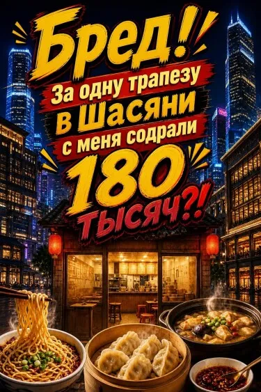 Бред! За одну трапезу в Шасяни с меня содрали 180 тысяч?! - обложка