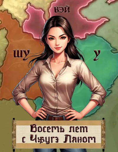 Восемь лет с Чжугэ Ляном - обложка
