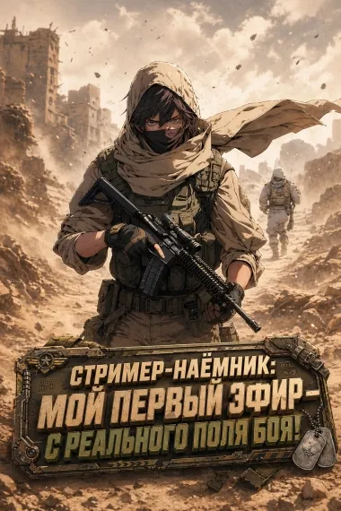Стример-наёмник: Мой первый эфир — с реального поля боя! - обложка