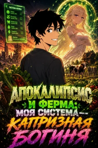 Апокалипсис и ферма: моя система — капризная богиня - обложка