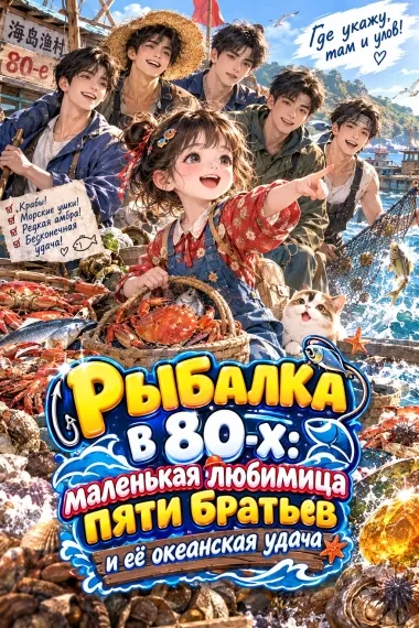 Рыбалка в 80-х: маленькая любимица пяти братьев и её океанская удача - обложка