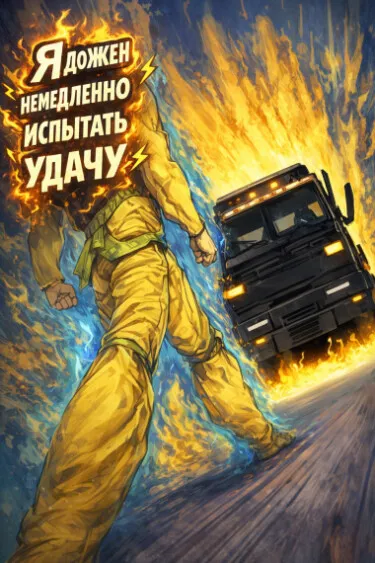 Я должен немедленно испытать удачу