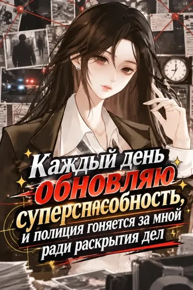 Каждый день обновляю суперспособность, и полиция гоняется за мной ради раскрытия дел - обложка