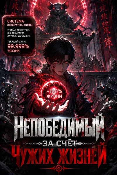 Непобедимый за счёт чужих жизней - обложка