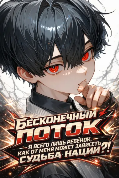 Бесконечный поток: Я всего лишь ребенок, как от меня может зависеть судьба нации!? - обложка