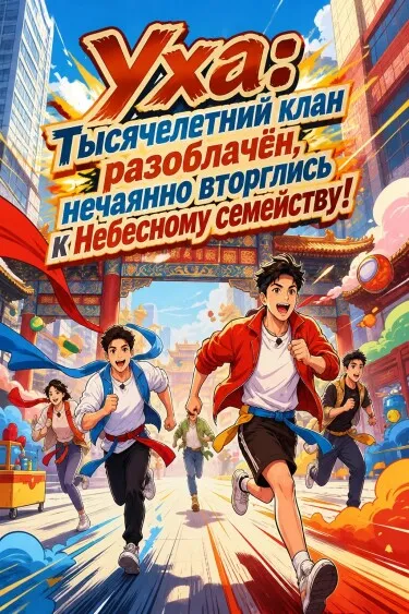 Уха: Тысячелетний клан разоблачён, нечаянно вторглись к Небесному семейству! - обложка