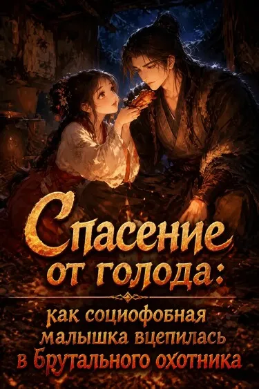 Спасение от голода: как социофобная малышка вцепилась в брутального охотника - обложка