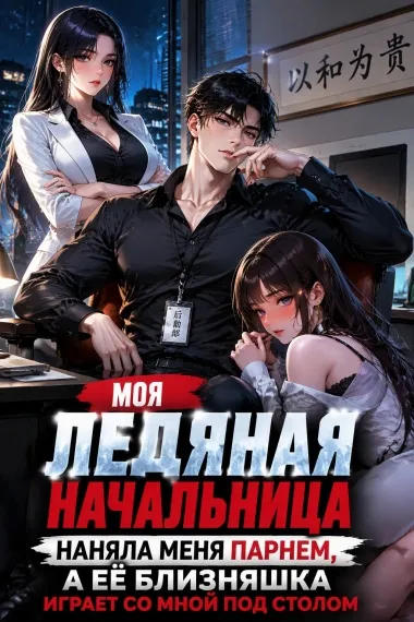 Моя ледяная начальница наняла меня парнем, а её близняшка играет со мной под столом