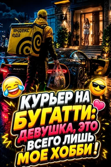 Курьер на Бугатти: девушка, это всего лишь мое хобби! - обложка