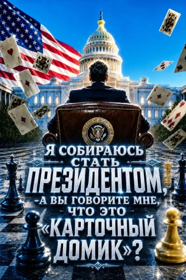 Я собираюсь стать президентом, а вы говорите мне, что это «Карточный домик»?