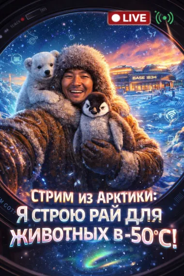 Стрим из Арктики: Я строю рай для животных в -50°C!