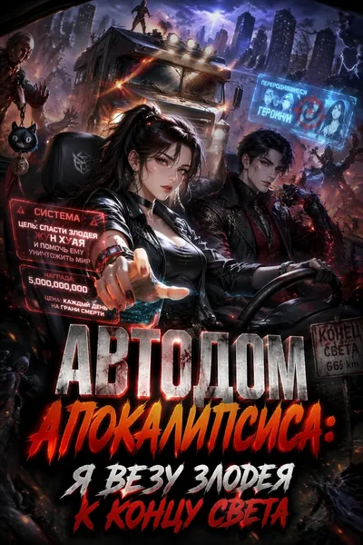 Автодом апокалипсиса: Я везу злодея к концу света - обложка