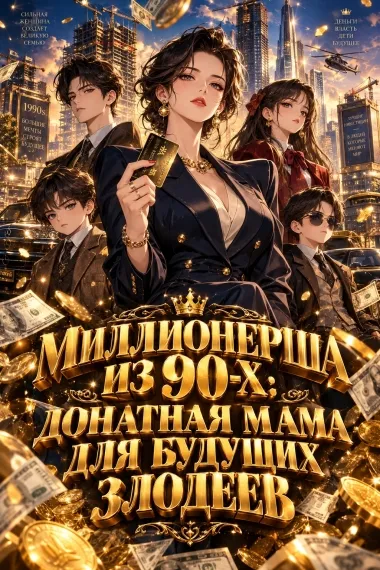 Миллионерша из 90-х: Донатная мама для будущих злодеев - обложка