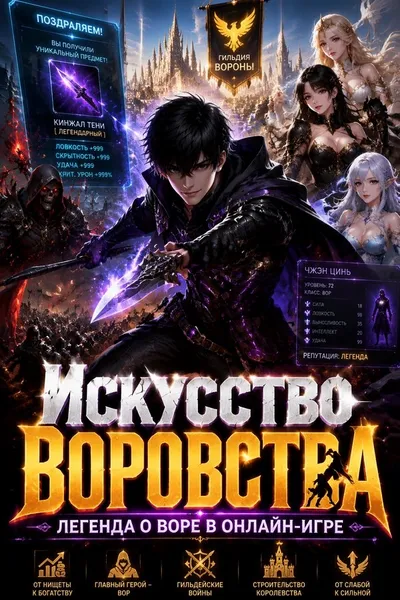 Искусство воровства: легенда о воре в онлайн-игре - обложка