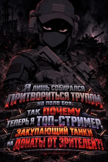 Я лишь собирался притвориться трупом на поле боя, так почему теперь я топ-стример, закупающий танки на донаты от зрителей?!