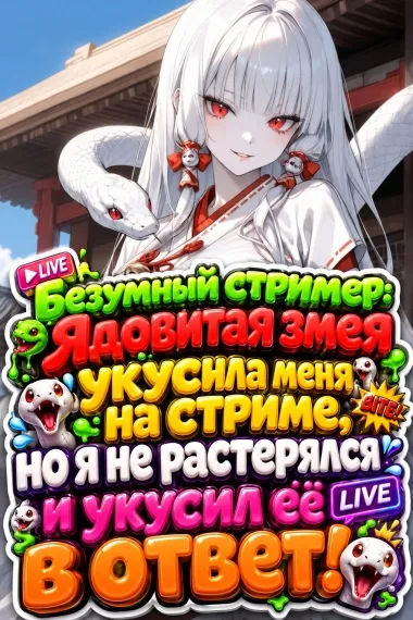 Безумный стример: Ядовитая змея укусила меня на стриме, но я не растерялся и укусил её в ответ! (ЗАВЕРШЁН)