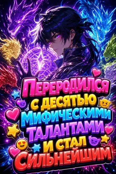 Переродился с десятью мифическими талантами и стал сильнейшим - обложка