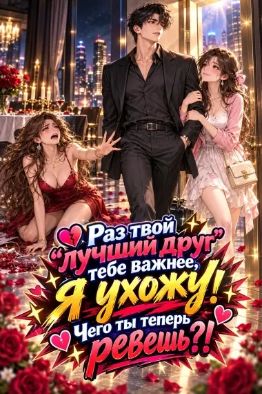 Раз твой "лучший друг" тебе важнее, я ухожу! Чего ты теперь ревешь?!