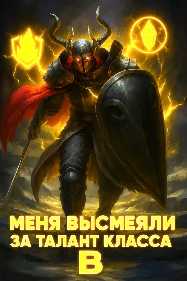 Меня высмеяли за талант класса B? Я с бесконечной маной выдерживаю натиск бога-демона