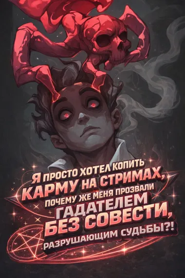 Я просто хотел копить карму на стримах, почему же меня прозвали гадателем без совести, разрушающим судьбы?! - обложка