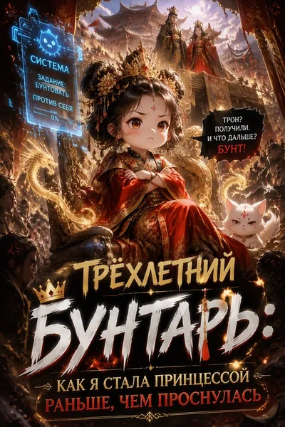 Трёхлетний бунтарь: Как я стала принцессой раньше, чем проснулась - обложка