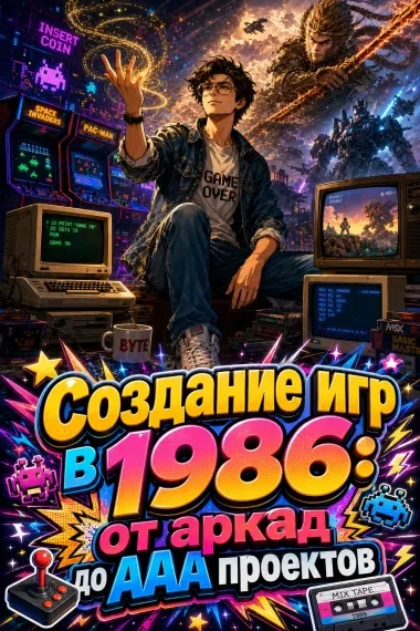 Создание игр в 1986: от аркад до ААА проектов