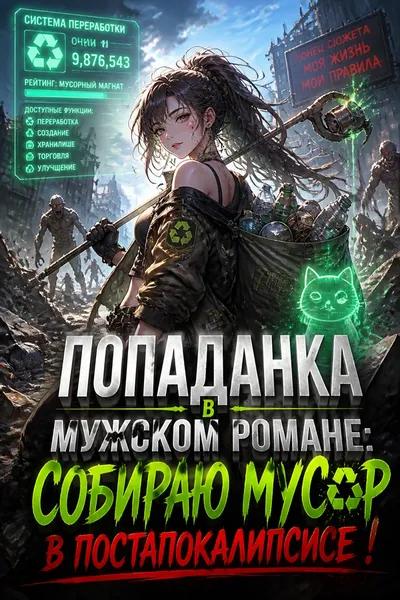 Попаданка в мужском романе: собираю мусор в постапокалипсисе! - обложка