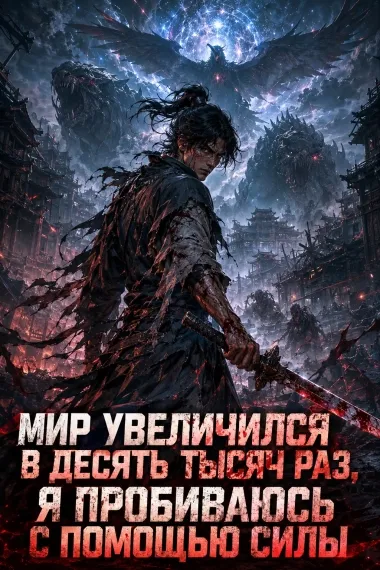 Мир увеличился в десять тысяч раз, я пробиваюсь с помощью силы - обложка