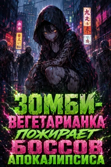 Зомби-вегетарианка пожирает боссов апокалипсиса - обложка