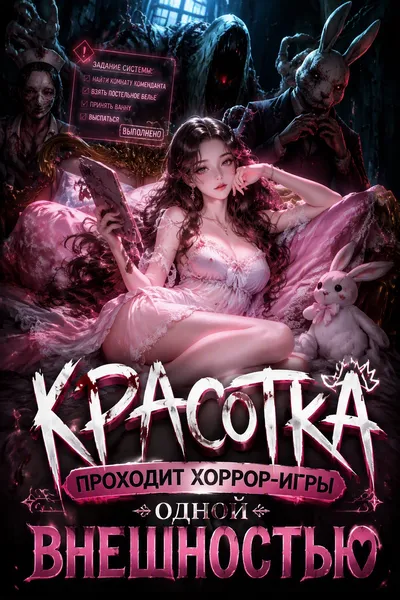 Красотка проходит хоррор-игры одной внешностью