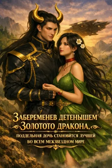 Забеременев детенышем золотого дракона, поддельная дочь становится лучшей во всем межзвездном мире