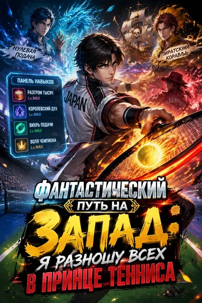 Фантастический путь на Запад: Я разношу всех в Принце тенниса - обложка
