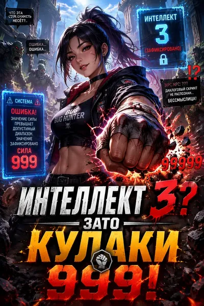 Интеллект 3? Зато кулаки — 999! - обложка