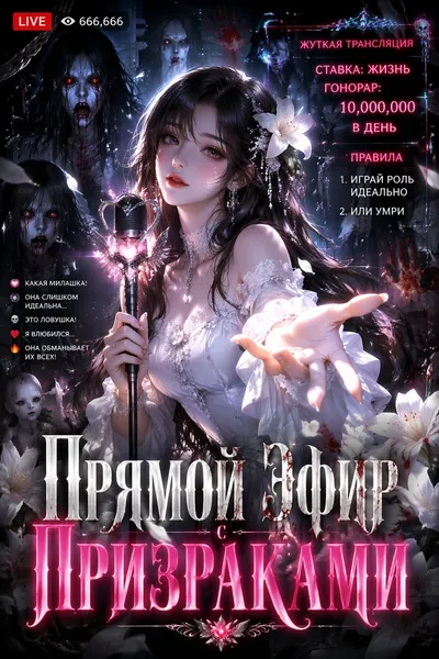 Прямой эфир с призраками - обложка новеллы