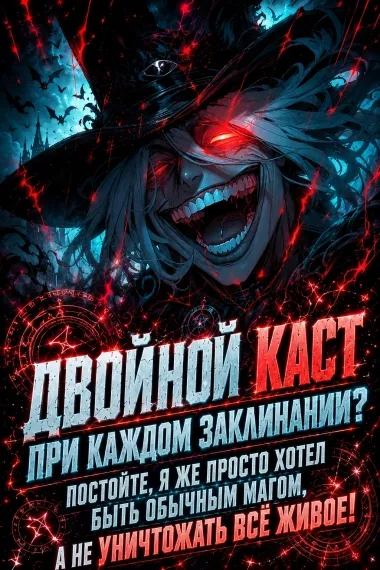 Двойной каст при каждом заклинании? Постойте, я же просто хотел быть обычным магом, а не уничтожать всё живое! - обложка