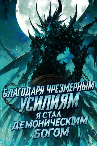 Благодаря чрезмерным усилиям, Я стал Демоническим Богом - обложка