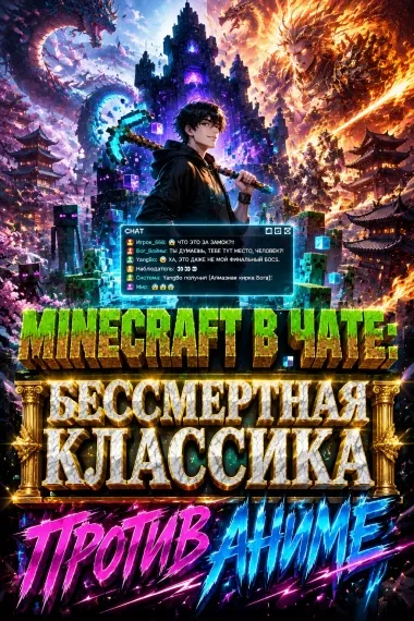 Minecraft в чате: Бессмертная классика против аниме - обложка