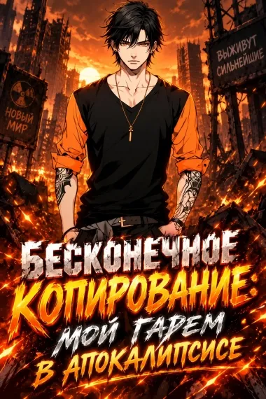 Бесконечное копирование: Мой гарем в апокалипсисе - обложка