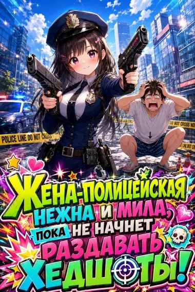 Жена-полицейская нежна и мила, пока не начнет раздавать хедшоты! - обложка