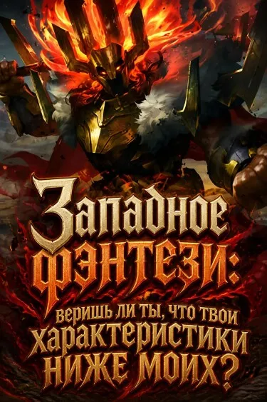 Западное фэнтези: веришь ли ты, что твои характеристики ниже моих? - обложка