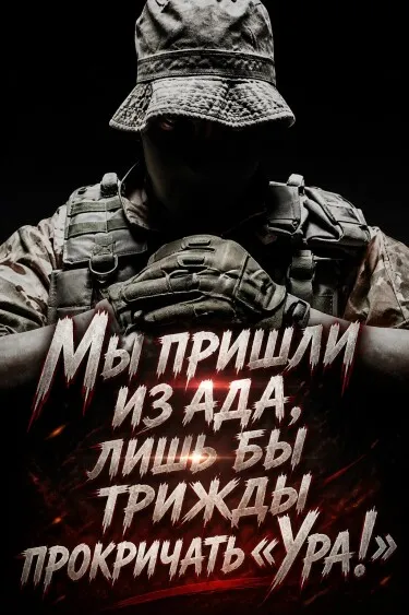 Мы пришли из ада, лишь бы трижды прокричать «Ура!» - обложка
