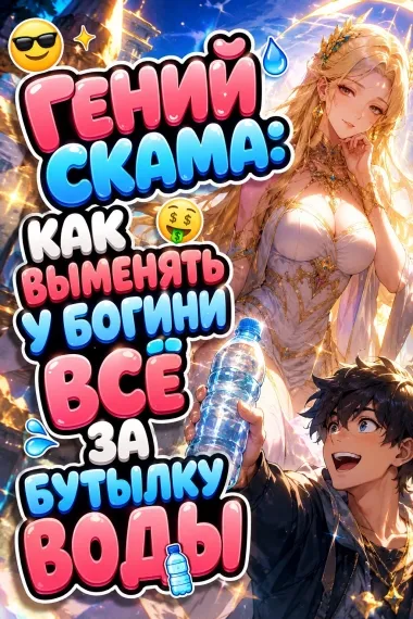 Гений скама: Как выменять у богини всё за бутылку воды (ЗАВЕРШЕНО) - обложка