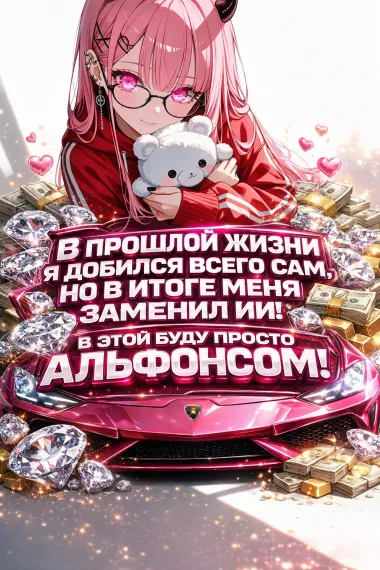 В прошлой жизни я добился всего сам, но в итоге меня заменил ИИ! В этой буду просто альфонсом! (ЗАВЕРШЁН)