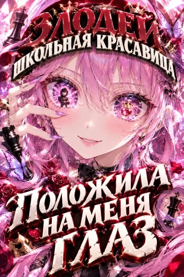 Злодей: Школьная Красавица Положила на Меня Глаз - обложка новеллы