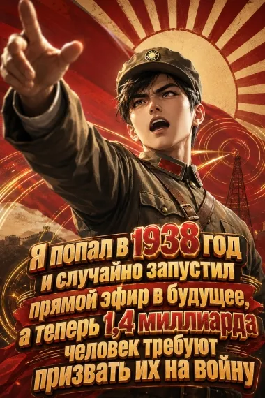 Я попал в 1938 год и случайно запустил прямой эфир в будущее, а теперь 1,4 миллиарда человек требуют призвать их на войну