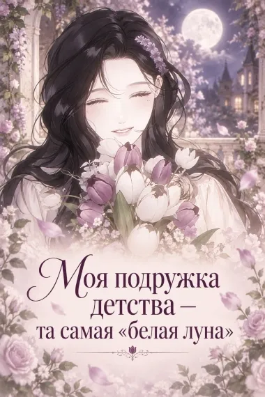 Моя подружка детства — та самая «белая луна - обложка